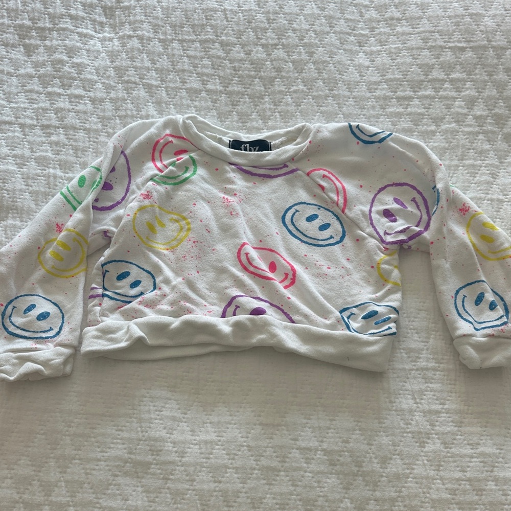 Happy Cropped sweatshirt